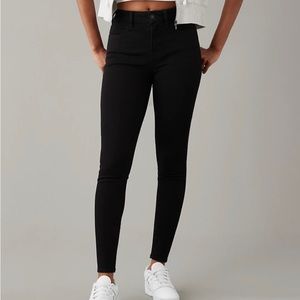 NWOT American Eagle Next Level Stretch Hi-Rise Jegging, Black